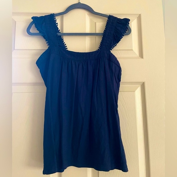 LOFT Ruffle Sleeve Tank - Picture 2 of 4